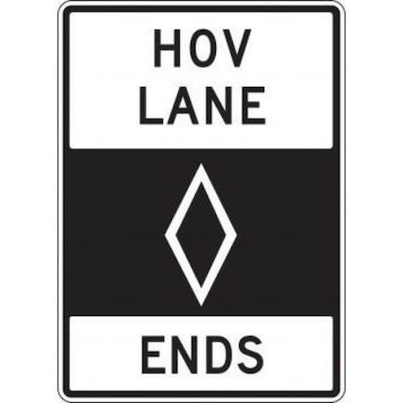 Accuform HOV SIGN 42 X 30 HIGH INTENSITY FRR673HP FRR673HP